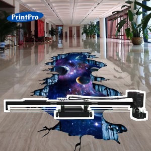 PrintPro Machine d'impression 3D pour mur et sol Imprimante murale à jet d'encre UV pour l'impression directe sur mur et sol personnalisée - Product Image 1