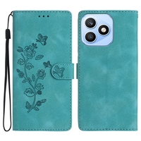Étui portefeuille en cuir à motif floral pour Huawei P50 Pro P40 Lite P30 P20 P10 P Smart 2021 2020 Z Y7 2019 Prime Y5 2018 Y6 avec support rabattable