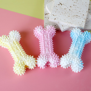 Juguete para perros, hueso para masticar, material TPR, limpieza de dientes para perros pequeños y cachorros - Product Image 2