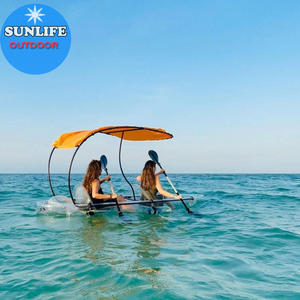 เรือคายัคใสสำหรับ 2 และ 3 คน ยี่ห้อซันไลฟ์ พร้อมหลังคาและโครงสำหรับติดตั้งมอเตอร์ - Product Image 1