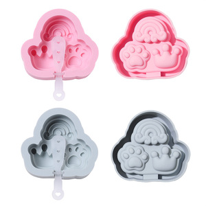 Moldes de Silicona Antiadherentes para Pasteles Rainbow Crown, Reutilizables, de Grado Alimenticio, Lindos Moldes Magnéticos de Silicona para Chocolate, Dulces y Hielo - Product Image 1