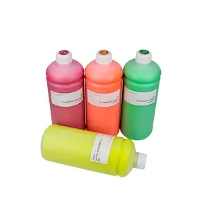 Harga terbaik 1000ml tinta neon DTF tinta pewarna sublimasi tinta cymk menyala dalam gelap Transfer panas cocok untuk printer inkjet