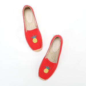 <span class=keywords><strong>Alpargatas</strong></span> de Lona de Algodón al por Mayor de Alta Calidad, Económicas, Ecológicas, Estilo Simple, Color Personalizado para Mujer - Product Image 2