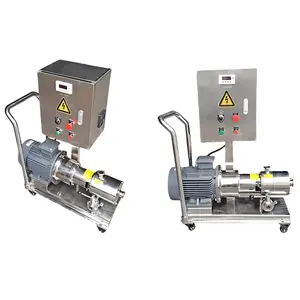 DZJX Pulver-/Flüssigkeit Hochgeschwindigkeits-Scheide-Emulsions-Kosmetik-Mischmaschine mit Emulgations-Inline-Pumpe Pulver-Emulgationspumpe