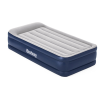 Matelas Gonflable Intérieur Floqué en PVC Bestway 67628 Durable 1,91m x 97cm x 46cm Portable pour École, Hôpital, Chambre et Maison