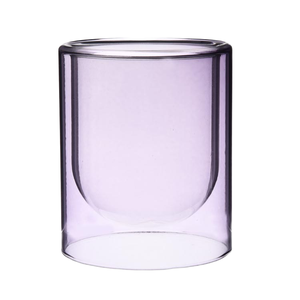 Fatto a mano soffiato candela profumata <span class=keywords><strong>doppia</strong></span> parete di lusso barattolo di <span class=keywords><strong>vetro</strong></span> borosilicato portacandele per candela con coperchio per la decorazione domestica - Product Image 3