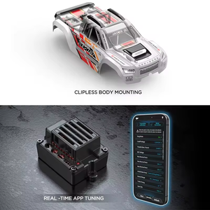Coche RC Big Basher MJX 10208 1:10 4WD sin Escobillas de Alta Velocidad Todoterreno <span class=keywords><strong>Monster</strong></span> Truck 80KM/H Hyper Go - Product Image 3