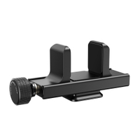 Adaptateur de fixation pour trépied en aluminium Manbily U-9 pour la prise de vue en extérieur, la chasse, support universel pour selle de tir compatible avec les vis de 3/8 " et 1/4 "