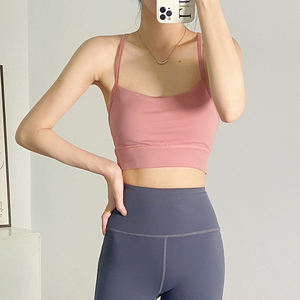 Sujetador de mujer, transpirable, deportivo, entrenamiento físico, ajustado, a prueba de golpes, ropa interior de yoga, sujetador con almohadilla en el pecho, Sujetador tipo Y - Product Image 1