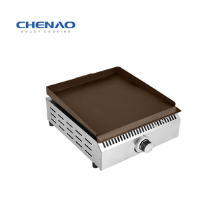 Gril à gaz <span class=keywords><strong>de</strong></span> table portable à 1 brûleur <span class=keywords><strong>de</strong></span> 20 pouces <span class=keywords><strong>Plaque</strong></span> chauffante en acier inoxydable <span class=keywords><strong>Plancha</strong></span> Grill - Product Image 4
