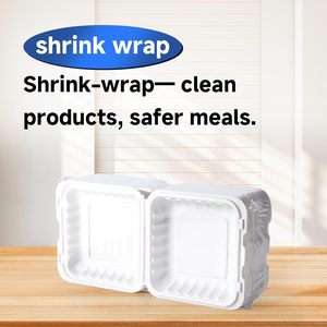 Contenedor de Plástico Desechable para Comida para Llevar, con Tapa Abatible, Resistente a Fugas, Calentable, con 3 Compartimentos, Personalizable con Logotipo para Restaurantes - Product Image 2