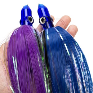 NOUVEAU Leurre Octopus souple à tête acrylique passe moyen de 9 pouces OEM Mylar Mylar <span class=keywords><strong>Film</strong></span> polyester Bionic Octopus - Product Image 3