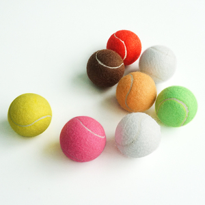 Custom Oem Bulk Yellow Grey Brown pink logo Small <strong>Dog</strong> <strong>Toy</strong> Interactive Playing <strong>Tennis</strong> <strong>Balls</strong> - Product Image 4