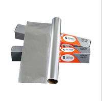 Papier aluminium ménager résistant aux hautes températures 5m*30cm, papier aluminium alimentaire pour la cuisson au four