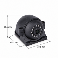 Caméra pour fourgonnette de livraison avec équilibrage automatique des blancs pour les conditions de lumière changeantes et compensation de la lumière d'arrière-plan avec désinoculation 3D OEM ODM