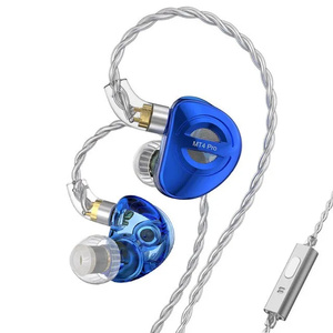 TRN <span class=keywords><strong>MT4</strong></span> PRO 2DD Auriculares intrauditivos Bass High-Performance Dual Dynamic HiFi Deportes Correr Cancelación de ruido Auriculares tipo C - Product Image 6