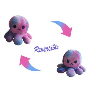 Venta al por mayor de peluche para mascotas con logotipo personalizado Vida Marina divertido juguete con forma de <span class=keywords><strong>pulpo</strong></span> juguete reversible interactivo chirriante juguete para perros de peluche - Product Image 6