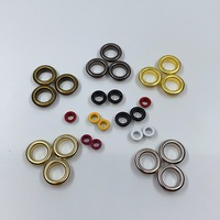 Oeillets à boucle creuse tachetée en usine pour bagages vêtements et chaussures 2mm-40mm trou d'air Fabrication de tôle de cuivre