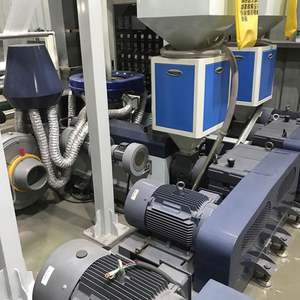 Machine d'extrusion de film soufflé entièrement automatique à double tête pour sacs en plastique PE, HDPE, LDPE, polyéthylène - Product Image 4
