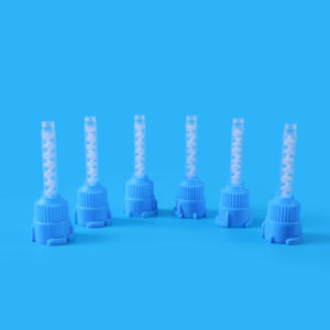 Embouts de mélange pour matériaux d'impression <span class=keywords><strong>dentaire</strong></span> jetables 52 mm jaunes 1:1 dynamiques - Product Image 2