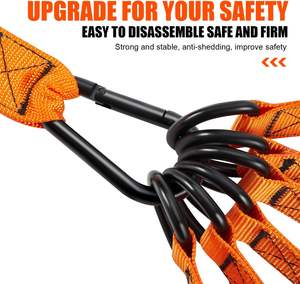 <span class=keywords><strong>Kit</strong></span> de <span class=keywords><strong>bandes</strong></span> de résistance pour fitness, gym, yoga, exercices, haute élasticité, avec poignées, 300 lb, 11 pièces - Product Image 3