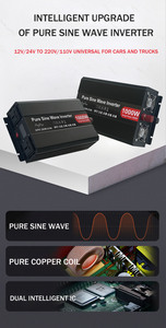 ผู้ผลิตมืออาชีพ แผงโซลาร์เซลล์ 1000w 12v 24V เป็น 220v 1000W ประสิทธิภาพสูง 88% รับประกันการสูญเสียพลังงานต่ำ - Product Image 2