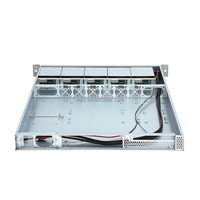 Personalizzabile 1U ATX Rack Server Chassis con 10 Hard Disk Bays acciaio & lega di alluminio porte anteriori USB con ventilatore