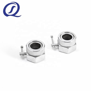 la Cruz Fitness Durable de levantamiento de peso collares de bloqueo de la mandíbula de acero ajustable barra abrazaderas - Product Image 1