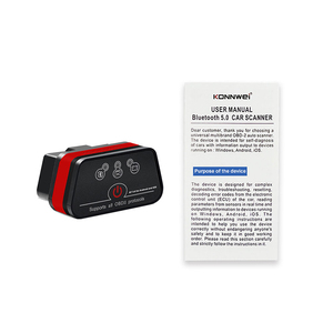 OBD nối konnwei kw901 OBD <span class=keywords><strong>2</strong></span> bt5.0 pic18f25k80 <span class=keywords><strong>ELM327</strong></span> Chip sử dụng xe OBD Adapter automotriz chẩn đoán Máy quét công cụ cho - Product Image 2