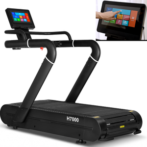 Slat Comfortable Commercial With 3HP AC Served Motor Cardio <b>Running</b> <b>Machine</b> Motorized Curved for H7000 High-Speed Performance Re - Product Image 1