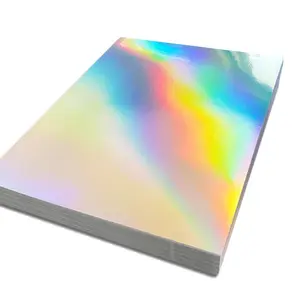 RC Printable 3D Holographic Glossy Vinyl Photo Sticker Paper For Inkjet Printer