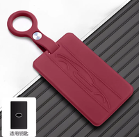 Coque de protection universelle en silicone souple pour clé de voiture Tesla Model S, noire