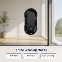 Robot Nettoyeur de Vitres Électrique Domestique, Aspiration 2400-3200Pa, Télécommande 2.4G 30m, Autonomie 20-30min, Alimentation de Secours UPS