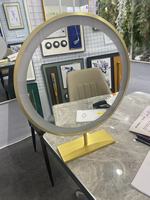 Miroir personnalisé cadre circulaire en métal cadre de miroir rond en aluminium brossé cadre de miroir cadres photo profil vente en gros