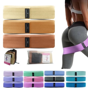 Fascia di resistenza al cerchio dell'anca con Logo personalizzato di alta qualità con fasce elastiche per esercizi Yoga - Product Image 1