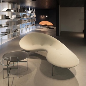 Sillón de Fibra de Vidrio Curvo en Forma de Guisante, Diseño Creativo y Personalizado para Hotel, Sala de Estar, Reclinable Artístico - Product Image 3