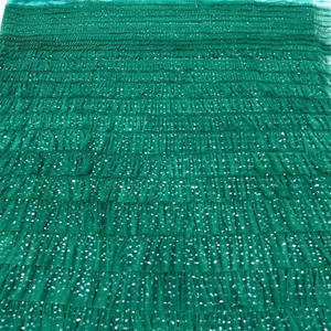 Vestido <span class=keywords><strong>de</strong></span> tela <span class=keywords><strong>de</strong></span> malla <span class=keywords><strong>de</strong></span> poliéster 100% con diseño bordado con <span class=keywords><strong>volantes</strong></span>, pastel cubierto <span class=keywords><strong>de</strong></span> lentejuelas inspirado en accesorios para niñas, tapicería - Product Image 5