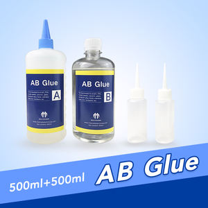 Colla <span class=keywords><strong>Epossidica</strong></span> AB Impermeabile ad Alta Viscosità 500ml, <span class=keywords><strong>Resina</strong></span> Trasparente a Polimerizzazione Istantanea <span class=keywords><strong>per</strong></span> <span class=keywords><strong>Acciaio</strong></span> Inox/Alluminio - Product Image 2
