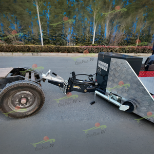 <span class=keywords><strong>Remorque</strong></span> de transport de véhicules tout-terrain à quatre roues, semi-<span class=keywords><strong>remorque</strong></span> à montage arrière pour motos, remorques en plastique durable - Product Image 3