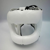 Protector de Cabeza de Cuero Vacuno Personalizado, Casco Protector de Boxeo, Protector de Cabeza para Taekwondo
