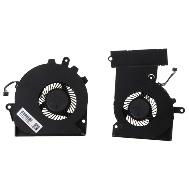 Black Metal Replaced Laptop GPU CPU Cooling Fan for HP OMEN 15-CE 17-AN Cooler Fan Laptop Cooling Supplies C26