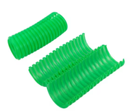 Tuyau ondulé double paroi en PE ignifuge, fabrication OEM/ODM, pour système de ventilation d'air frais et circulation d'air intérieur CVC