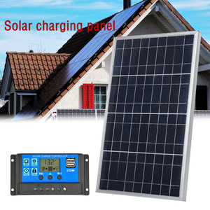 Vente directe : Panneau solaire photovoltaïque 10W à cadre, 12V/18V, silicium polycristallin avec contrôleur et couvercle - Product Image 2