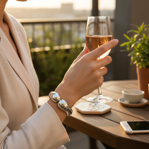 Braccialetti di moda a cerniera placcati in oro elegante Design braccialetto per le donne - Product Image 4