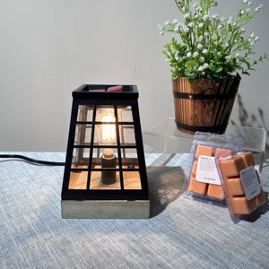 Spina Standard per la casa lampada elettrica scalda <span class=keywords><strong>cera</strong></span> <span class=keywords><strong>legno</strong></span> con lampadina Edison a candela scaldaceri profumo bruciatore di profumo spina UK - Product Image 1