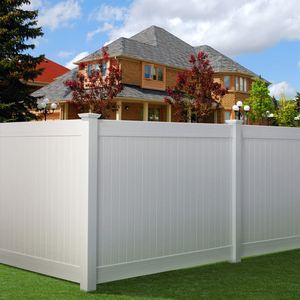 Ngoài Trời Tùy Chỉnh Kích Thước Và Màu Sắc <span class=keywords><strong>PVC</strong></span> Riêng Tư Hàng Rào Tấm Vinyl Nhựa Riêng Tư Hàng Rào Cho Khu Dân Cư Bãi - Product Image 1