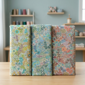 Tela de Algodón Personalizable – Textil Ligero y Suave con Estampado Floral Ecológico para Prendas - Product Image 1