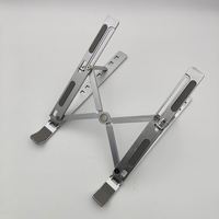 Support pour ordinateur portable réglable en hauteur en alliage d'aluminium léger avec support pliable 18x25.5x15.5cm