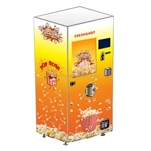 Neue Popcorn-Maschine vom chinesischen Hersteller mit Münz rechnung Kreditkarten zahlungs system Multi-Geschmacks richtungen HM-PC-18A