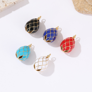 <span class=keywords><strong>Bijoux</strong></span> en émail plaqué or 14K, pendentif oeuf de pâques <span class=keywords><strong>russe</strong></span> - Product Image 2